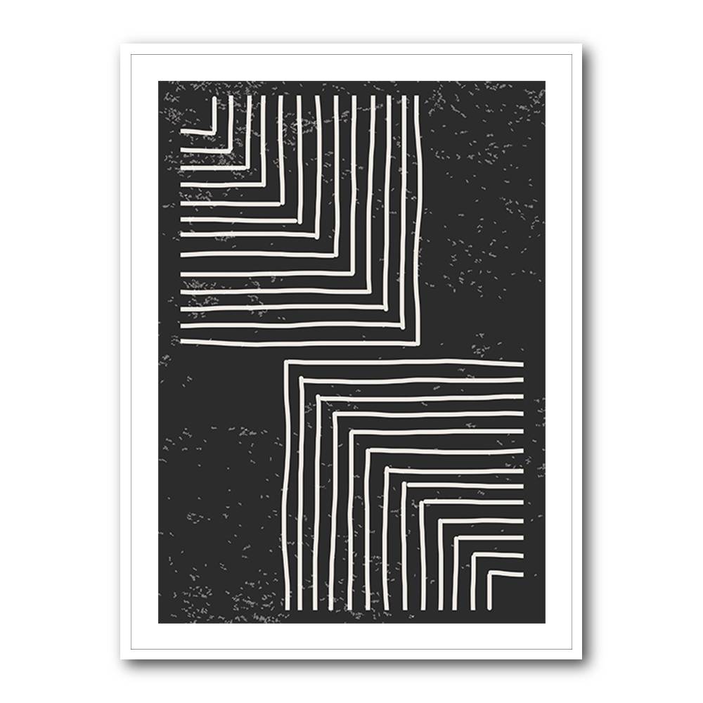 Black And White Line #1 Wall Art