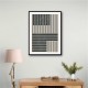 Black And White Geometric Shapes #4 Wall Art