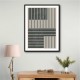 Black And White Geometric Shapes #4 Wall Art