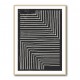 Black And White Line #2 Wall Art