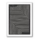 Black And White Line #2 Wall Art