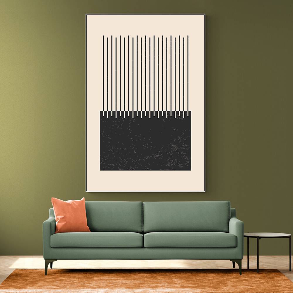 Black And White Line Series #2 Wall Art