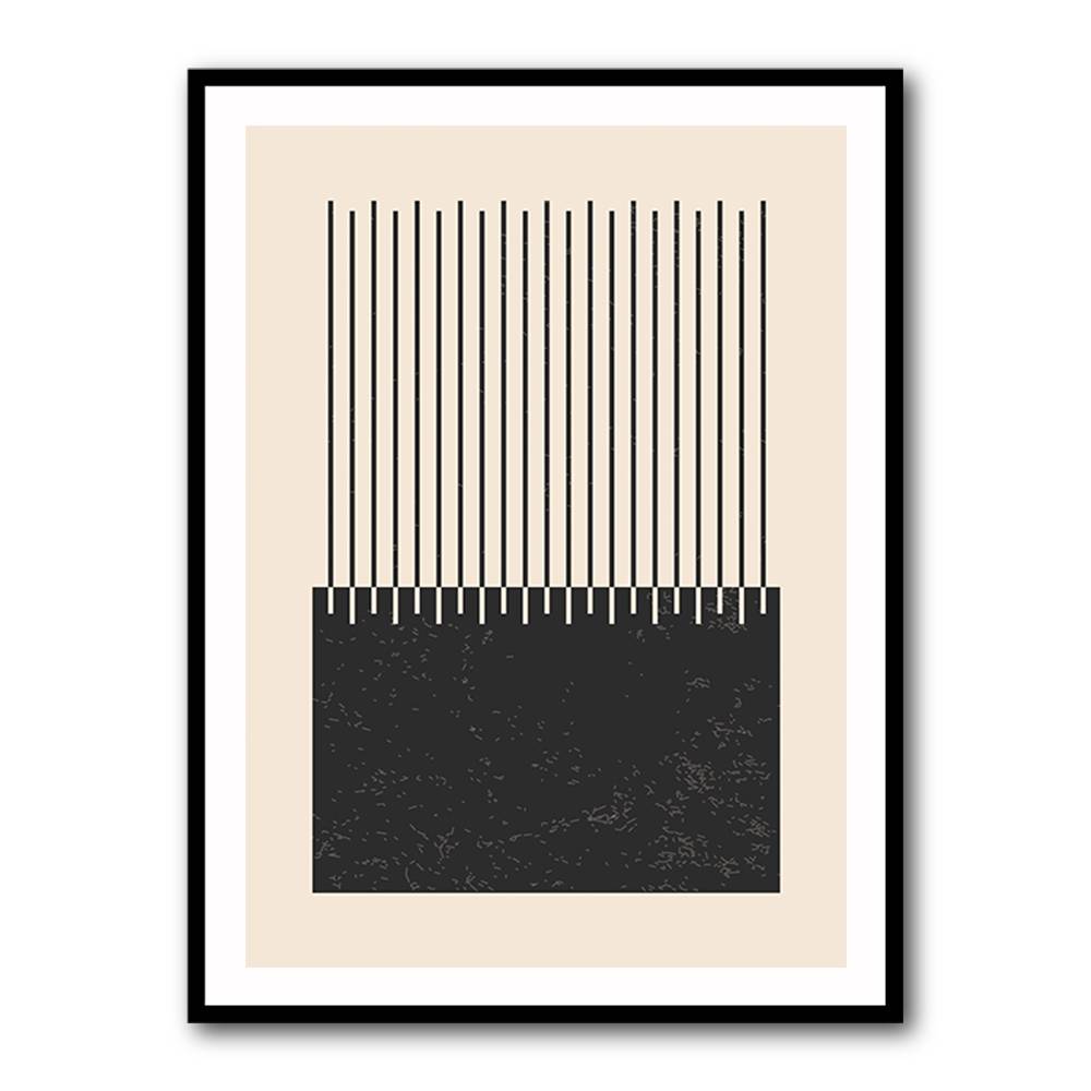 Black And White Line Series #2 Wall Art