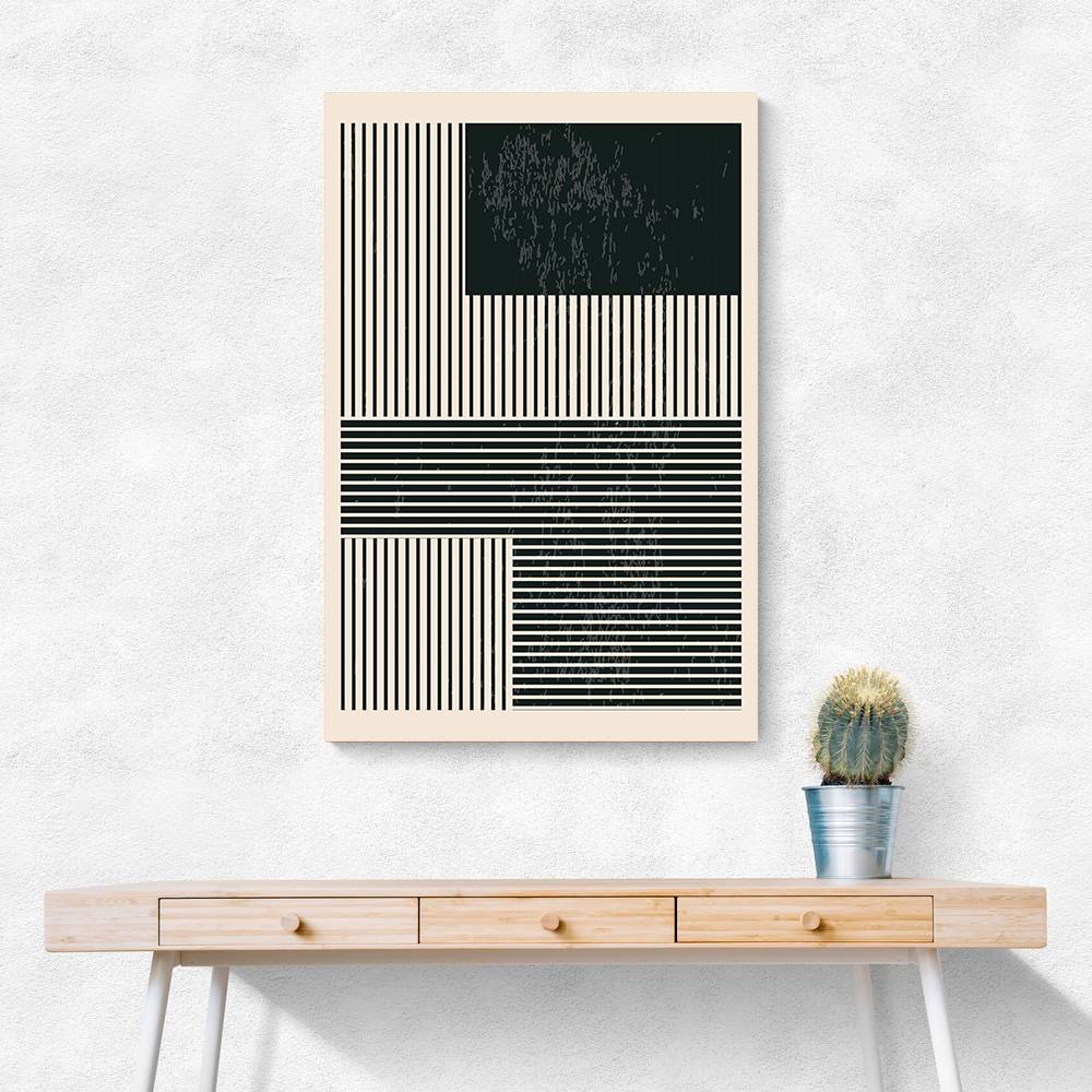 Black And White Minimal Series #1 Wall Art