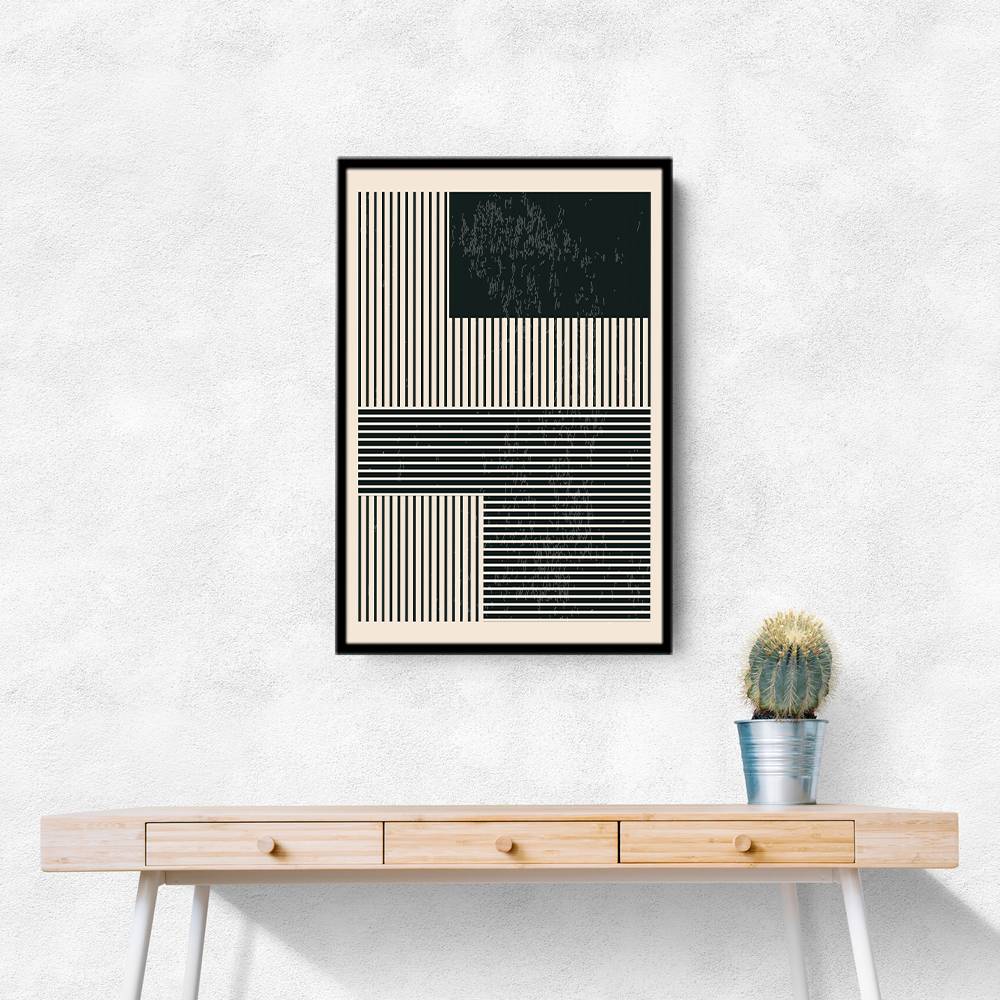 Black And White Minimal Series #1 Wall Art