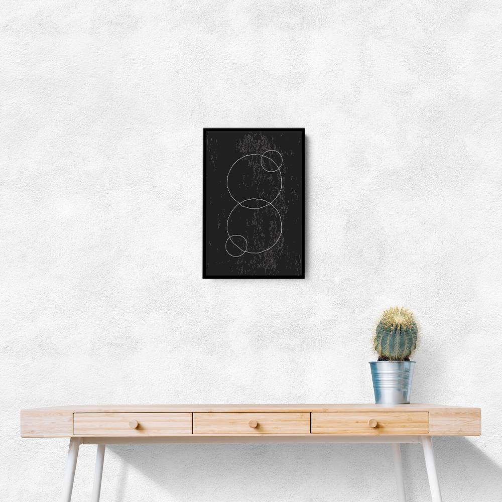 Black And White Minimal Set #1 Wall Art