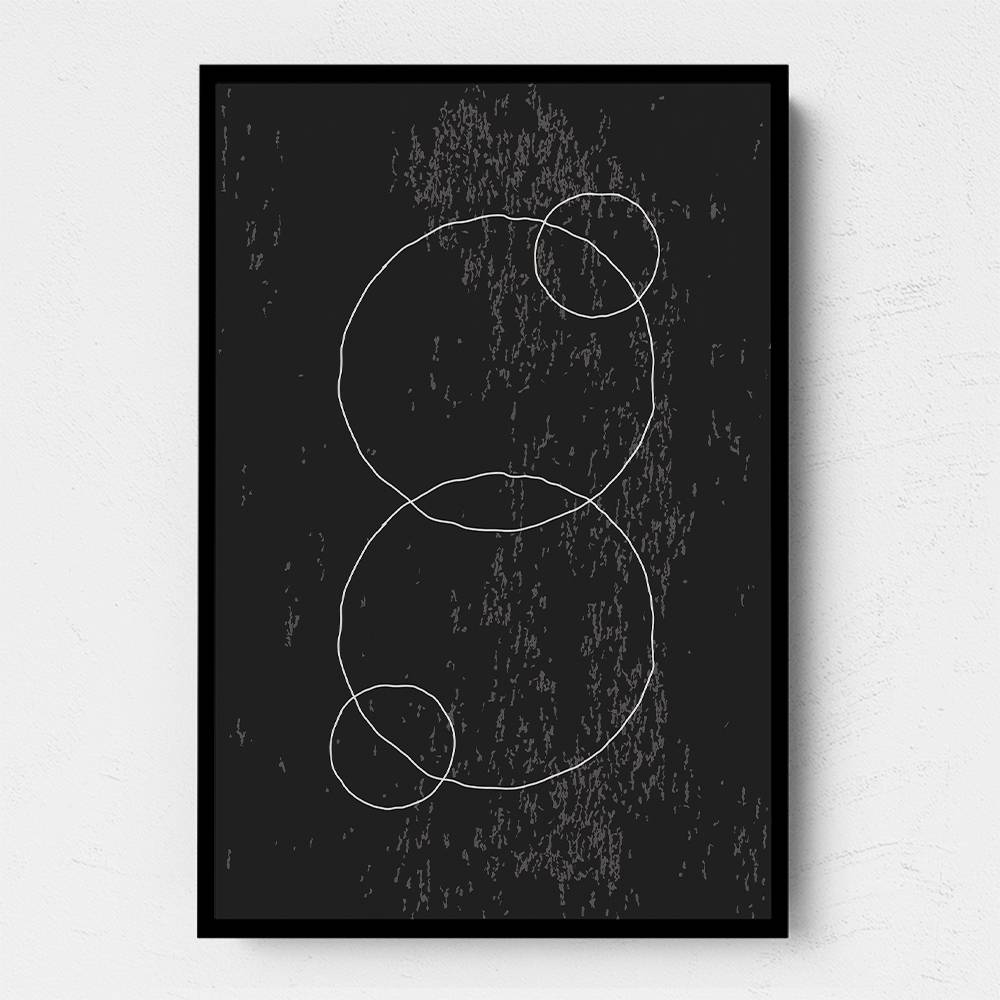 Black And White Minimal Set #1 Wall Art