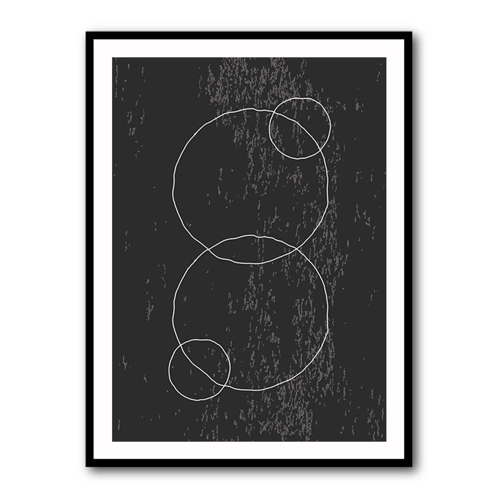 Black And White Minimal Set #1 Wall Art