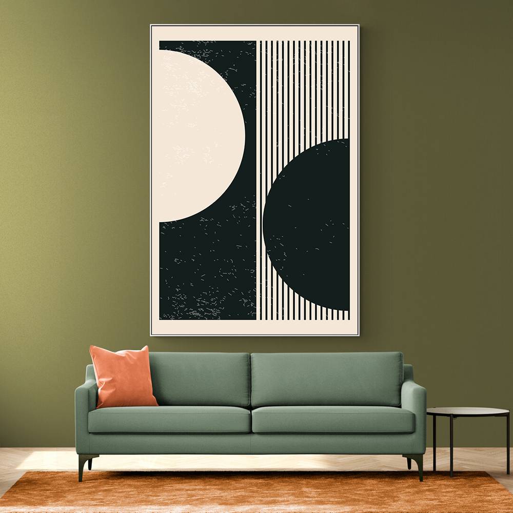 Black And White Planets Series #1 Wall Art