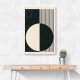 Black And White Planets Series #3 Wall Art