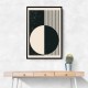 Black And White Planets Series #3 Wall Art