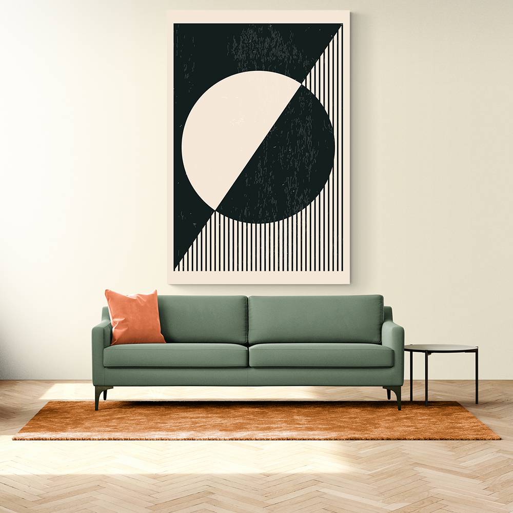 Black And White Planets Series #2 Wall Art