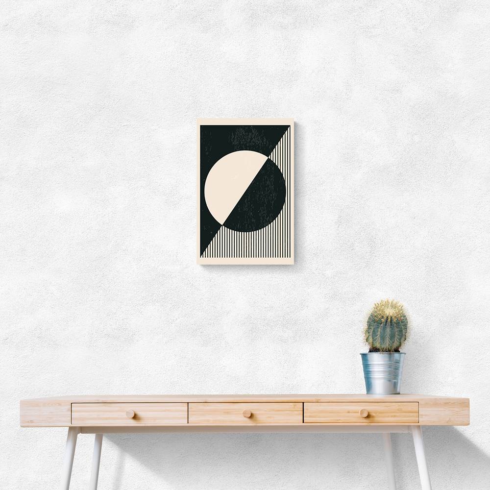 Black And White Planets Series #2 Wall Art