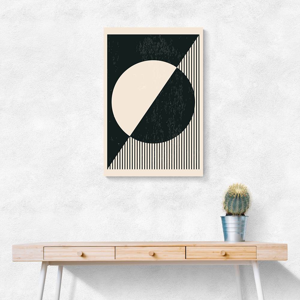 Black And White Planets Series #2 Wall Art