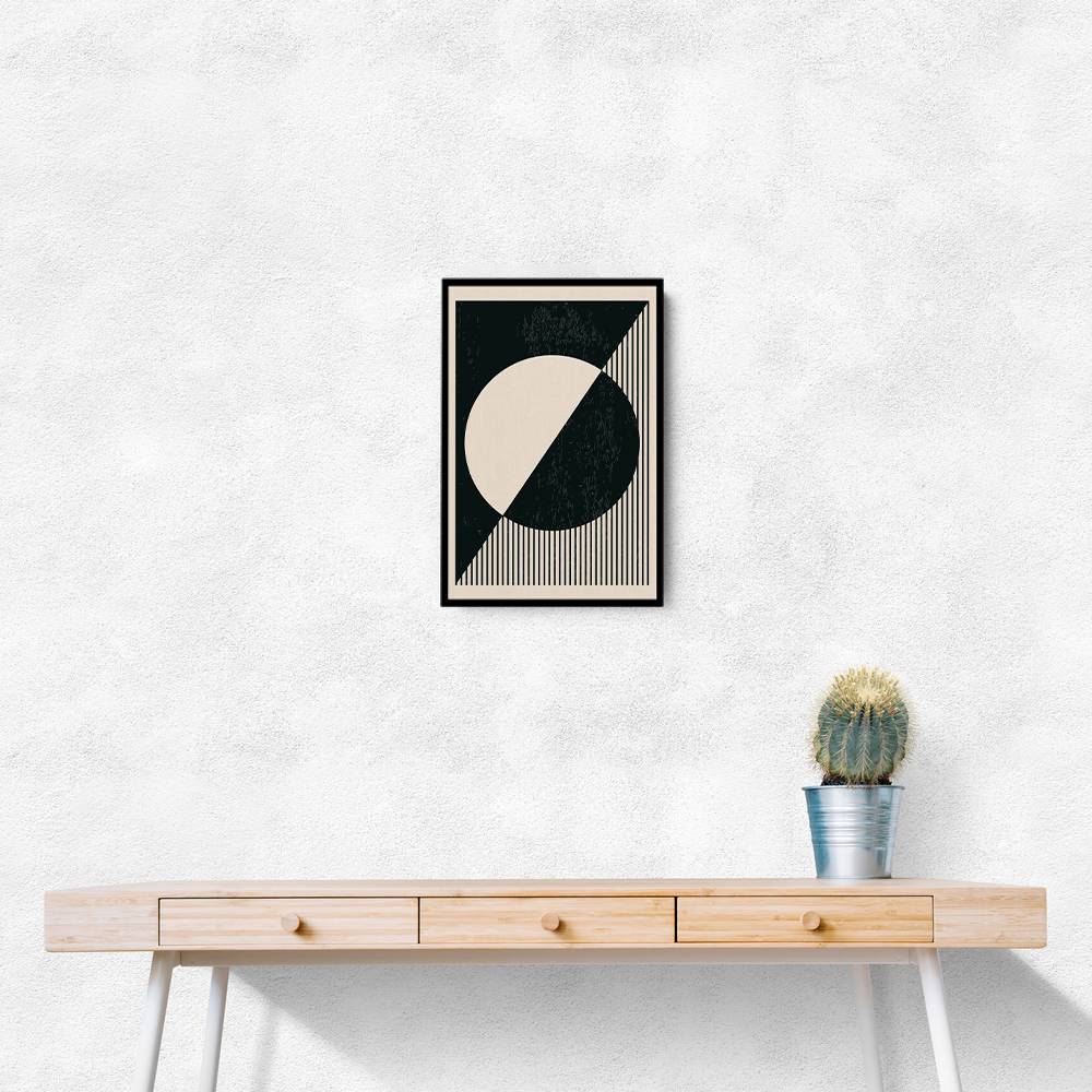 Black And White Planets Series #2 Wall Art