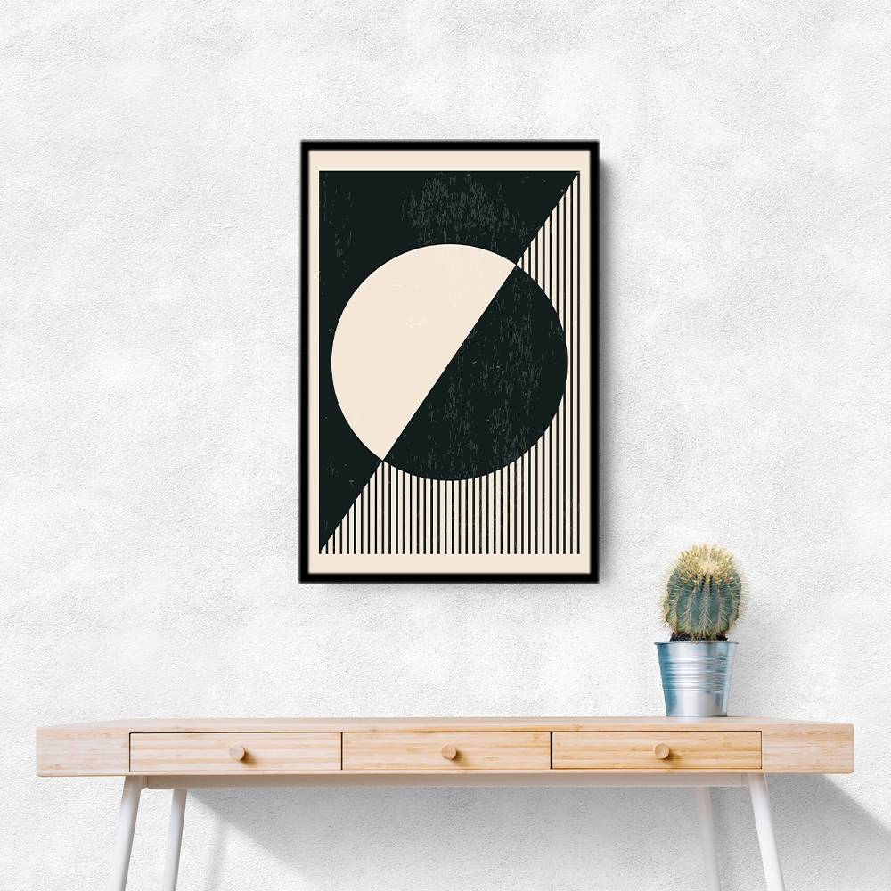 Black And White Planets Series #2 Wall Art