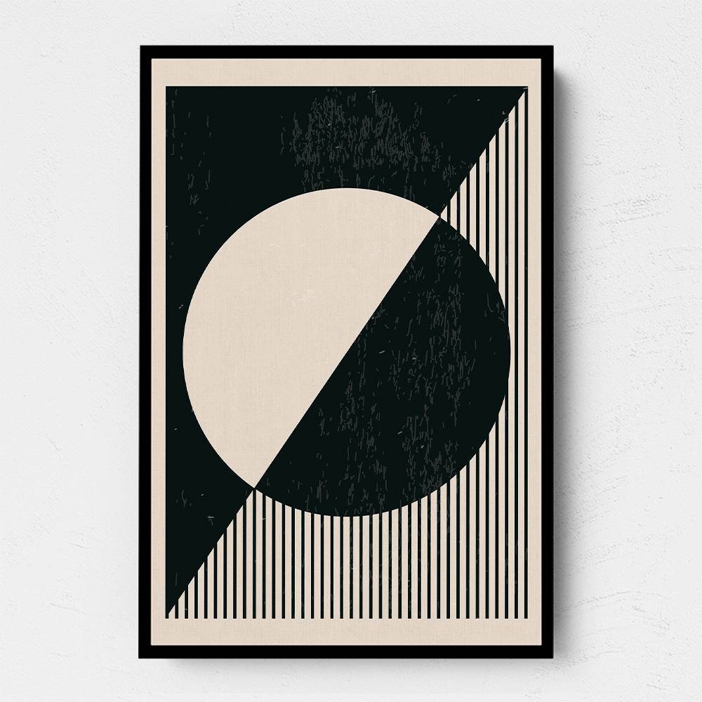 Black And White Planets Series #2 Wall Art