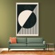 Black And White Planets Series #2 Wall Art