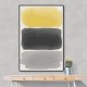 Black And Yellow Watercolor #1 Wall Art