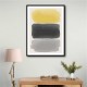 Black And Yellow Watercolor #1 Wall Art