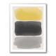 Black And Yellow Watercolor #1 Wall Art