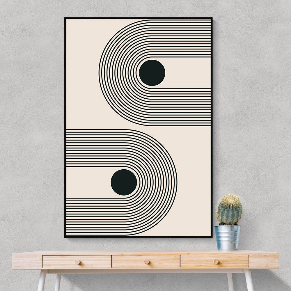 Black Boho Vibe Series #6 Wall Art