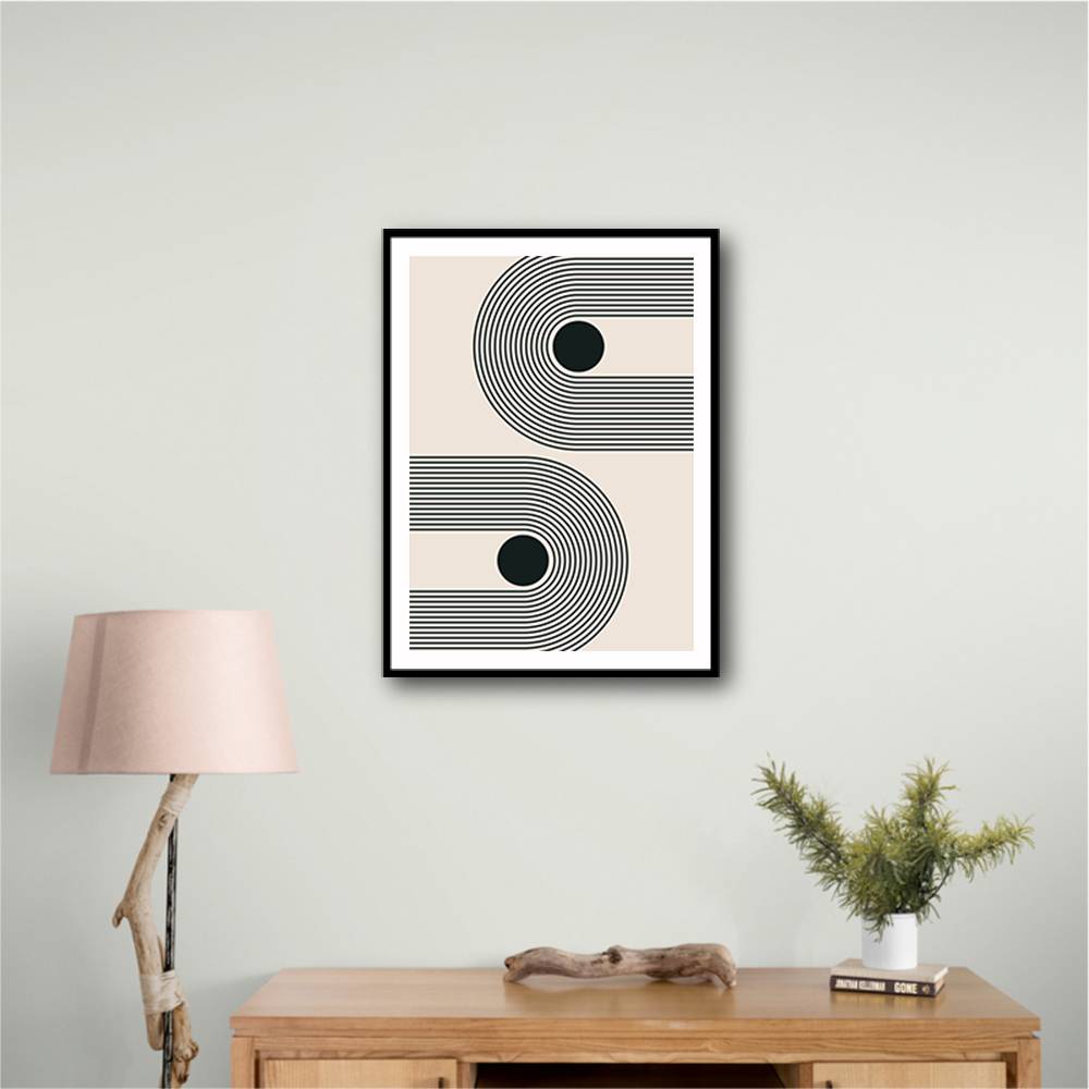 Black Boho Vibe Series #6 Wall Art