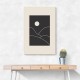 Black Minimal Mountains #3 Wall Art