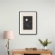 Black Minimal Mountains #3 Wall Art