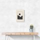 Black Minimal Mountains #4 Wall Art