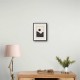 Black Minimal Mountains #4 Wall Art