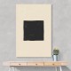 Black Minimal Shapes Series #3 Wall Art