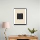 Black Minimal Shapes Series #3 Wall Art