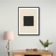 Black Minimal Shapes Series #3 Wall Art