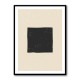 Black Minimal Shapes Series #3 Wall Art