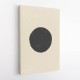 Black Minimal Shapes Series #4 Wall Art