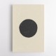 Black Minimal Shapes Series #4 Wall Art