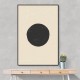 Black Minimal Shapes Series #4 Wall Art