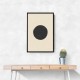 Black Minimal Shapes Series #4 Wall Art