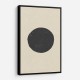 Black Minimal Shapes Series #4 Wall Art