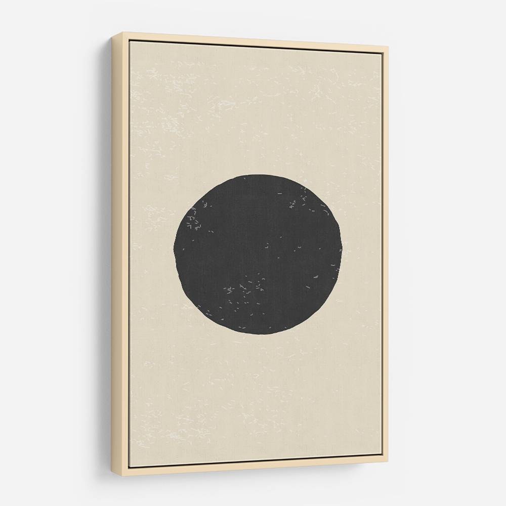 Black Minimal Shapes Series #4 Wall Art