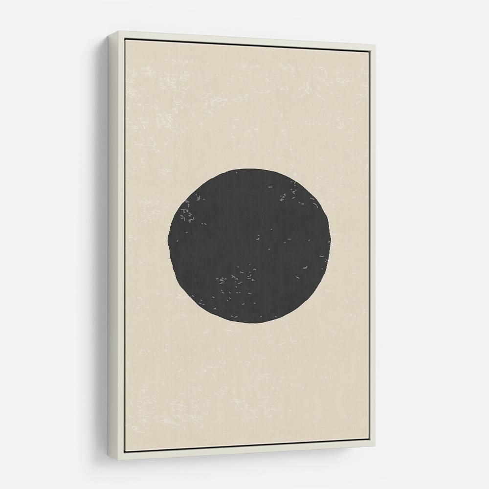 Black Minimal Shapes Series #4 Wall Art