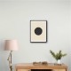 Black Minimal Shapes Series #4 Wall Art