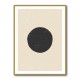 Black Minimal Shapes Series #4 Wall Art