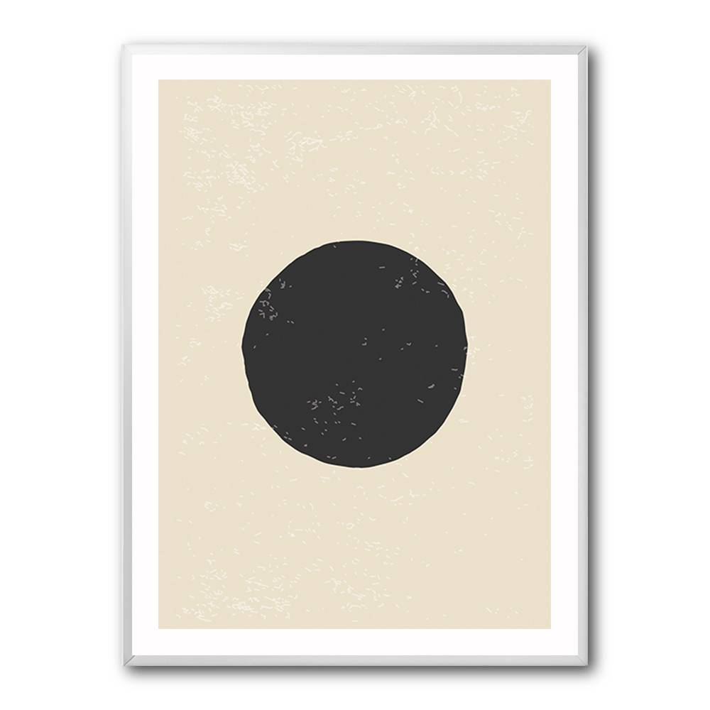 Black Minimal Shapes Series #4 Wall Art