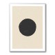 Black Minimal Shapes Series #4 Wall Art