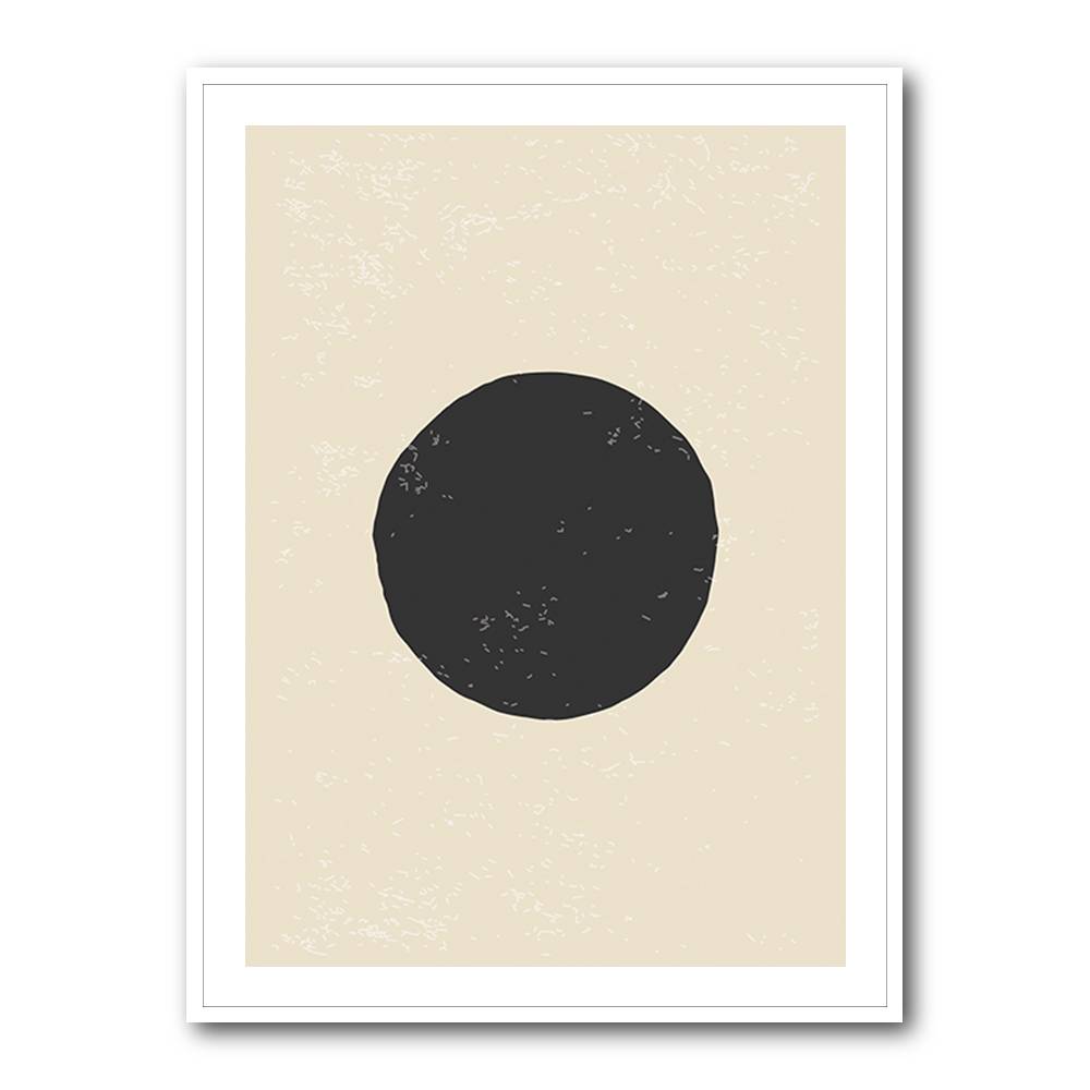 Black Minimal Shapes Series #4 Wall Art