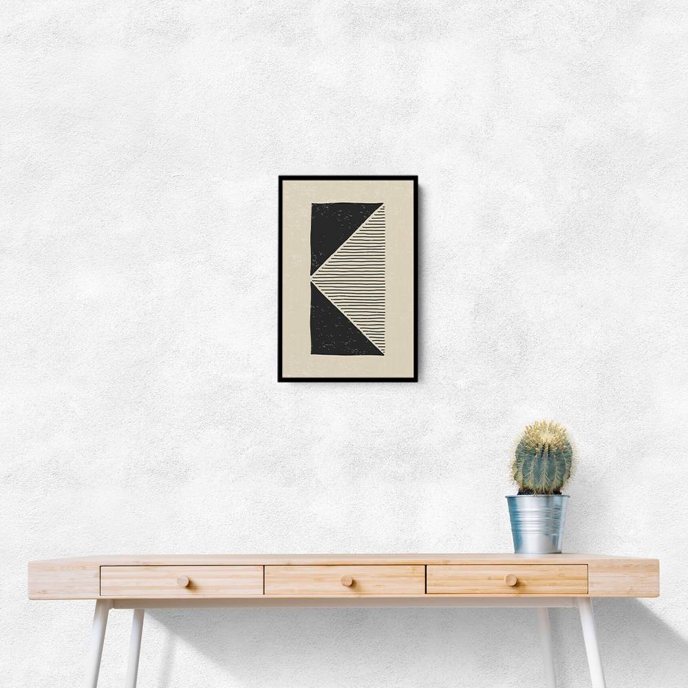 Black Triangles Series #1 Wall Art