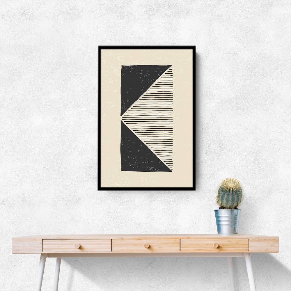 Black Triangles Series #1 Wall Art