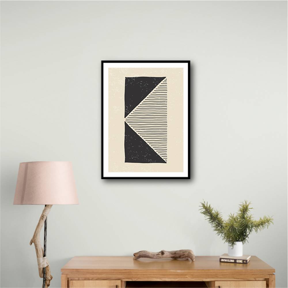 Black Triangles Series #1 Wall Art